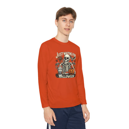 I'm Just Waiting For Halloween Youth Long Sleeve T-Shirt