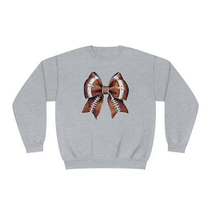 Coquette Football Bow Sweatshirt