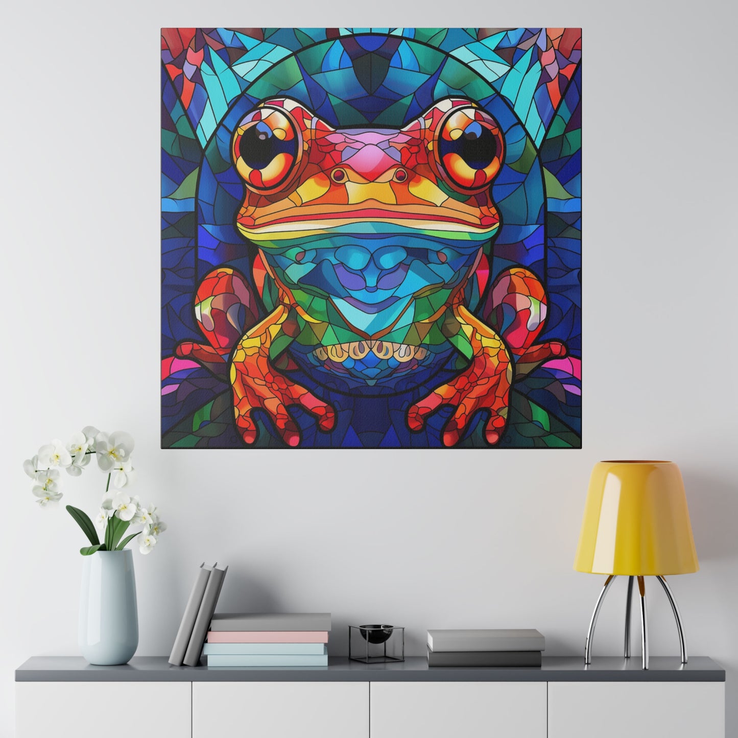 Frog Wall Art Matte Canvas