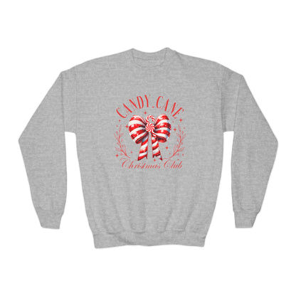 Candy Cane Christmas Club Youth Sweatshirt