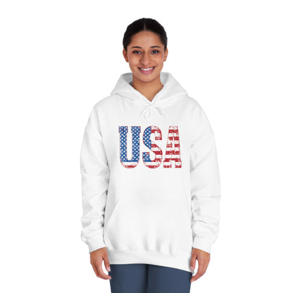 USA Unisex DryBlend® Hooded Sweatshirt