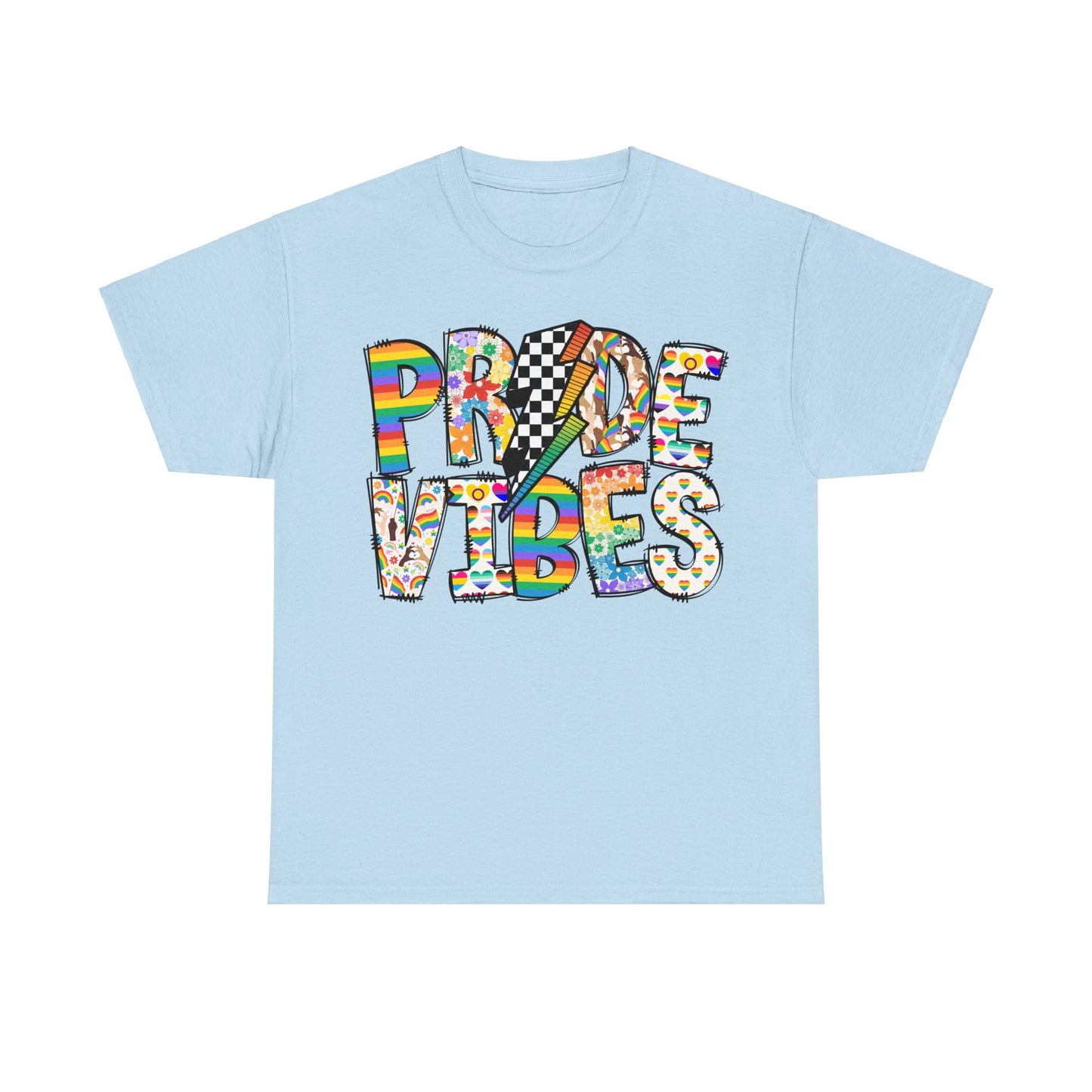 Pride Vibes Unisex Heavy Cotton Tee