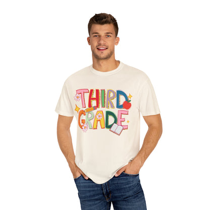 Third Grade Back to School Teacher T-shirt