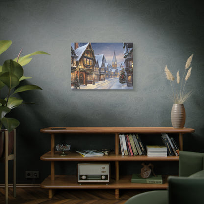 Christmas Village Canvas Art