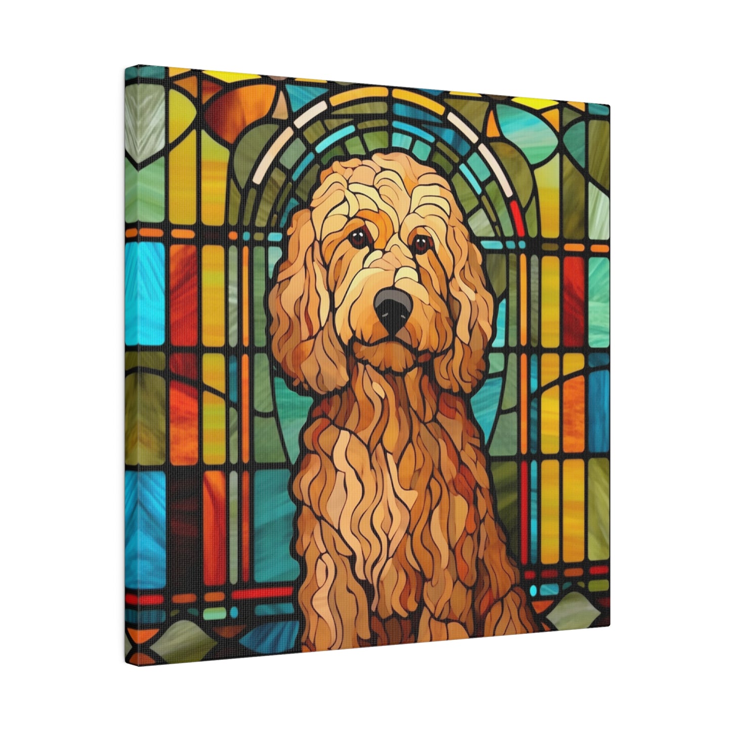 Goldendoodle Wall Art Matte Canvas