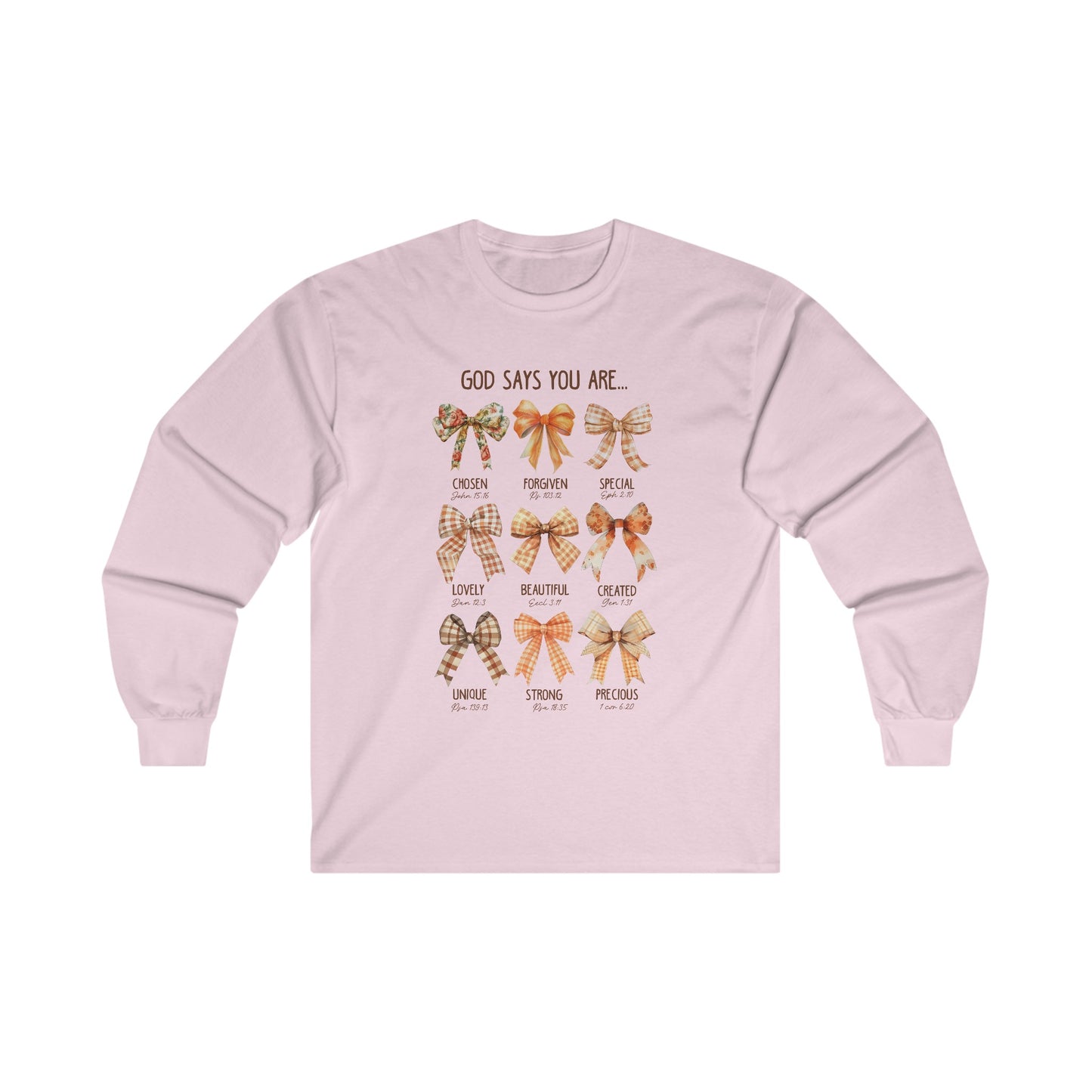 Coquette Fall Christian Long Sleeve Tee