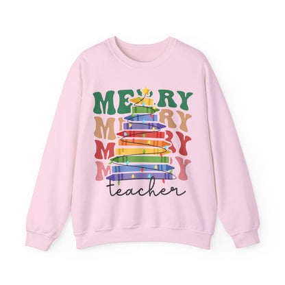 Merry Teacher Sweatshirt