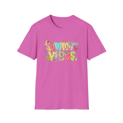 Colorful Summer Vibes Unisex Softstyle T-Shirt