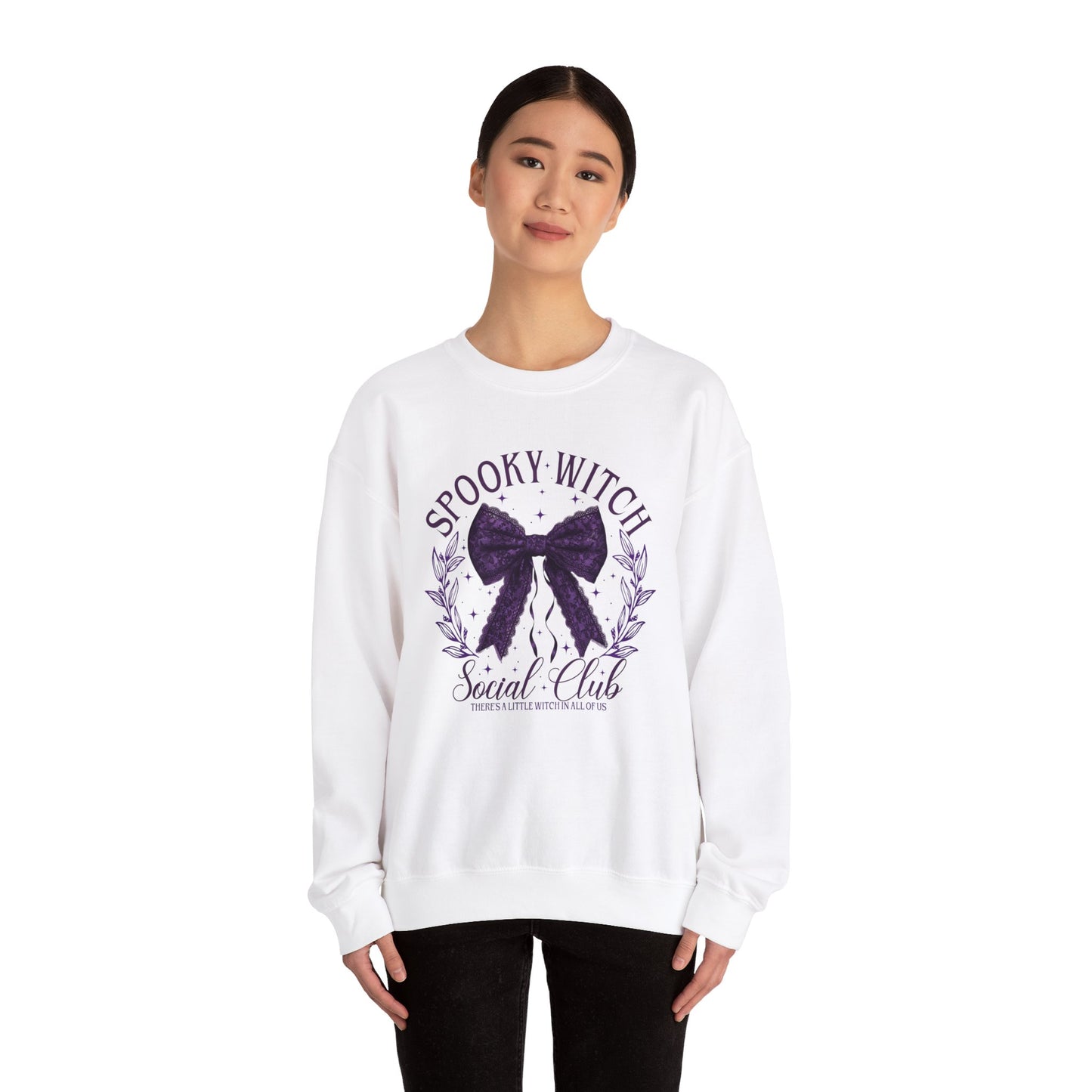 Spooky Witch Social Club Halloween Sweatshirt