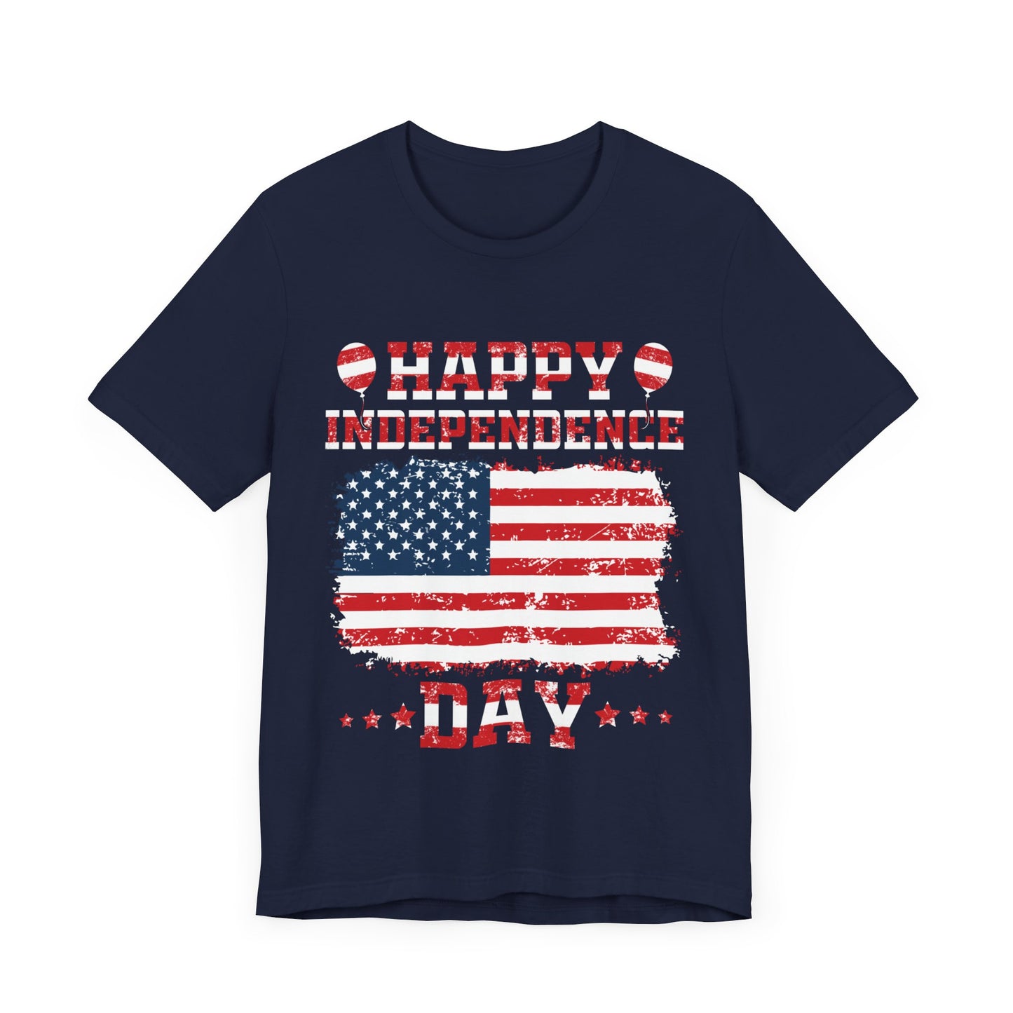 Happy Independence Day Unisex Jersey Short Sleeve Tee