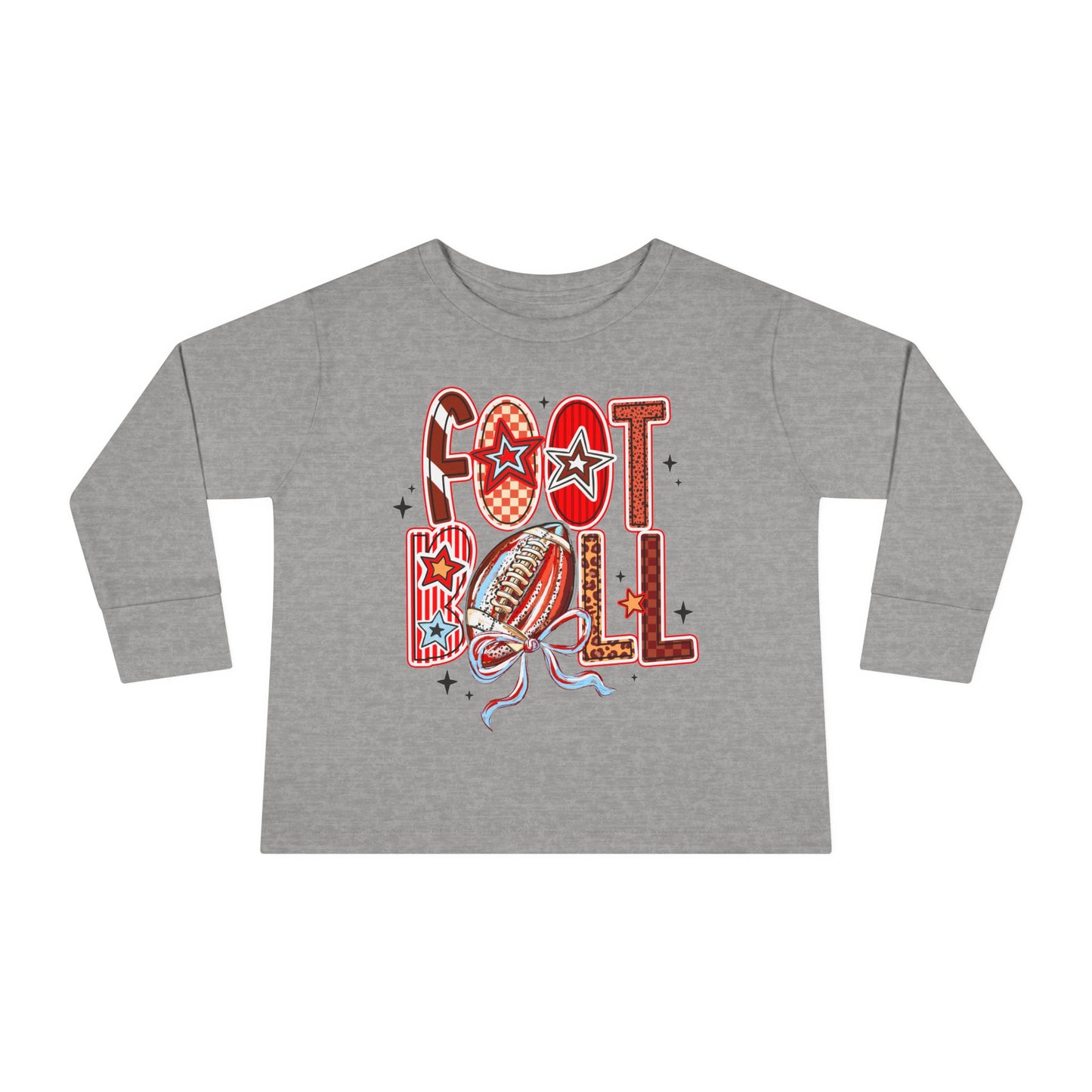 Toddler Football Long Sleeve Tee
