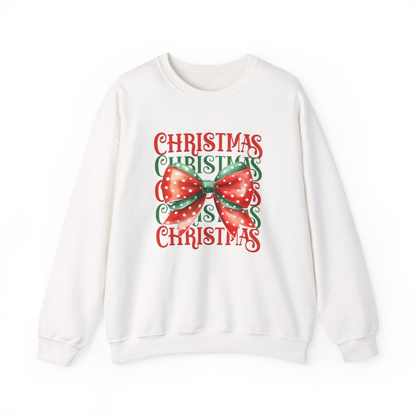 Christmas Coquette Bow Sweatshirt