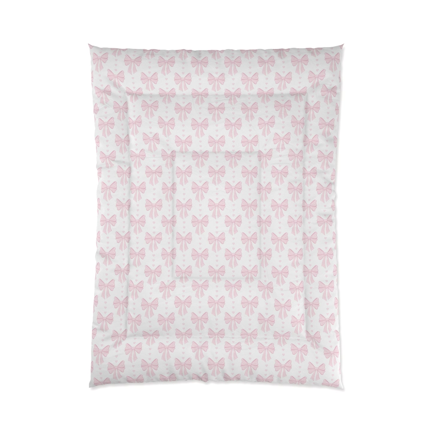 Coquette Pink Bow Comforter