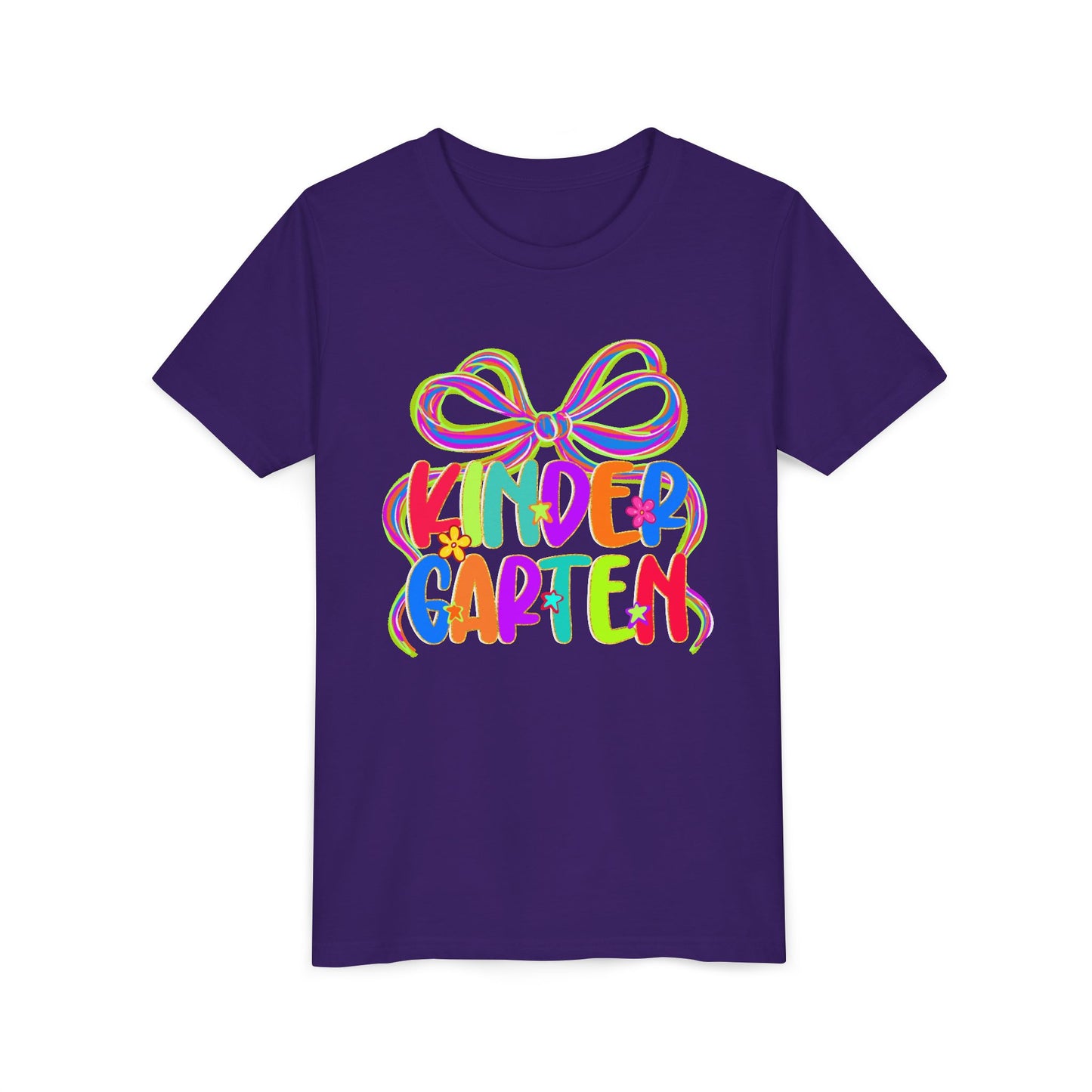 Neon Kindergarten Back to School Tee
