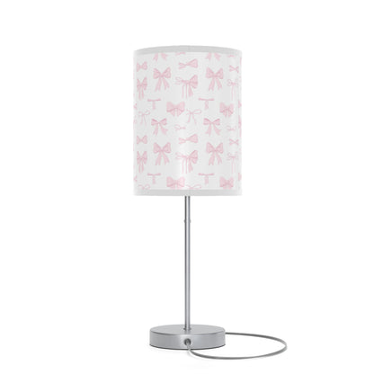 Coquette Pink Bow Lamp