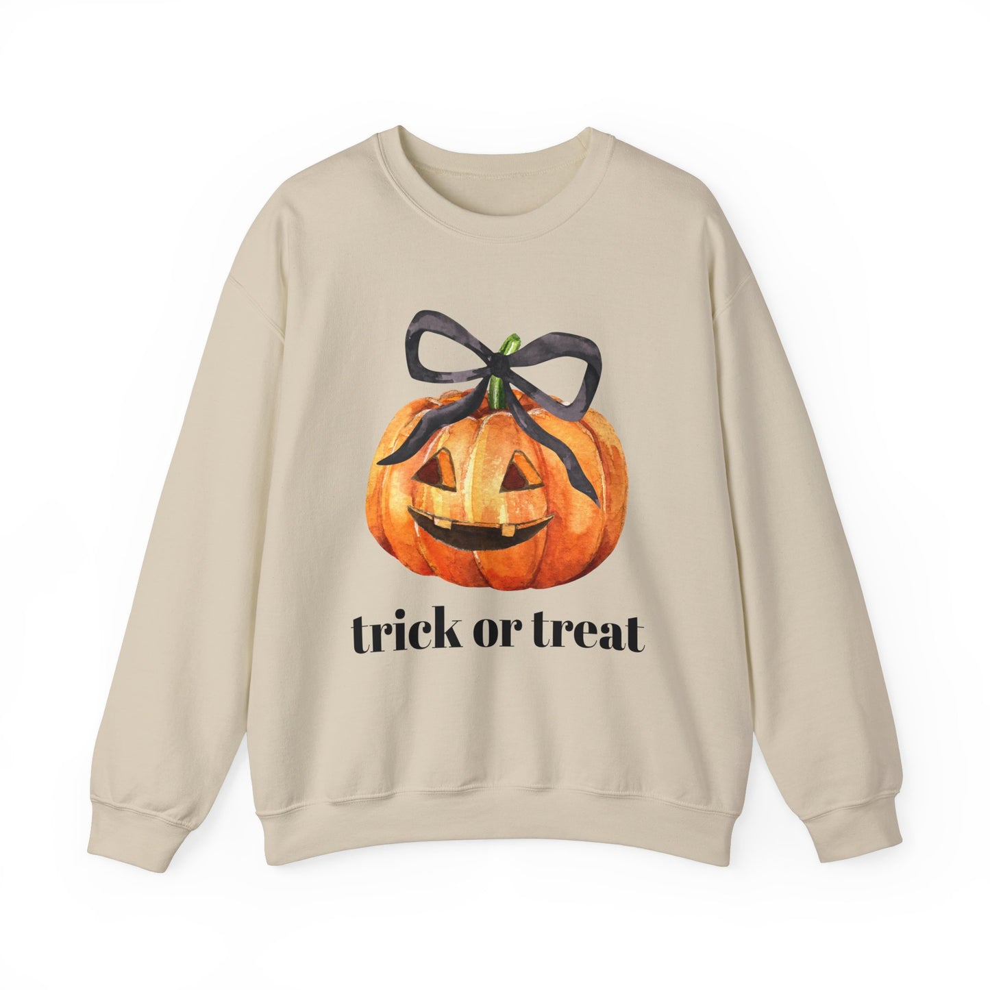 Trick or Treat Halloween Pumpkin Sweatshirt