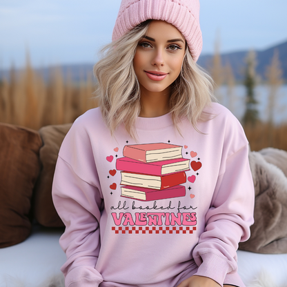 All Booked Valentine's Sweatshirt