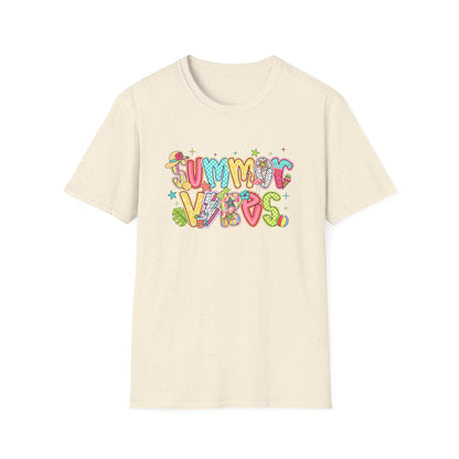 Colorful Summer Vibes Unisex Softstyle T-Shirt