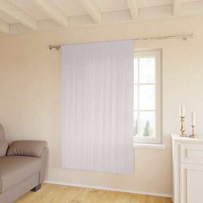 Coquette Pink and White Stripe Blackout Curtains (1 Piece)