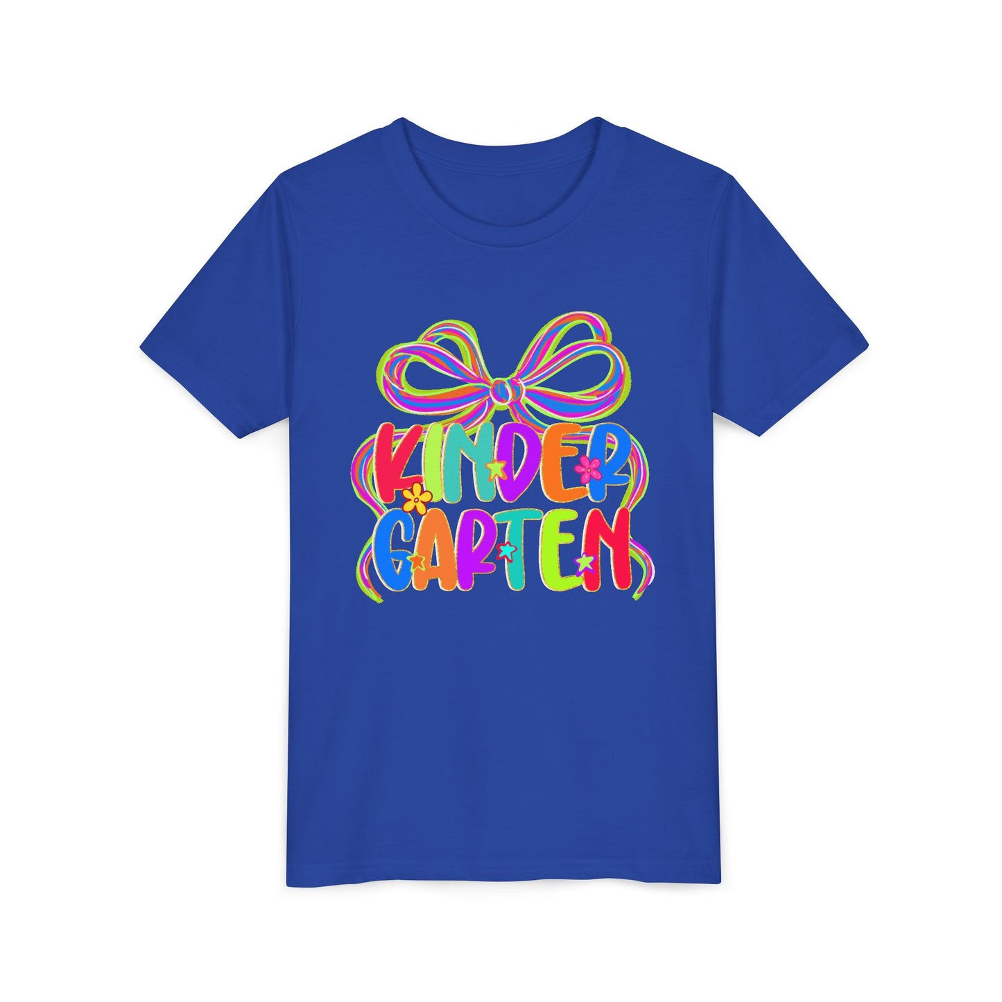 Neon Kindergarten Back to School Tee