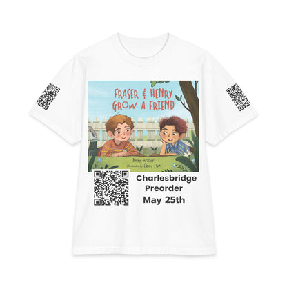 Charlesbridge “Raise a Reader, Grow a Reader” QR Code T-Shirt