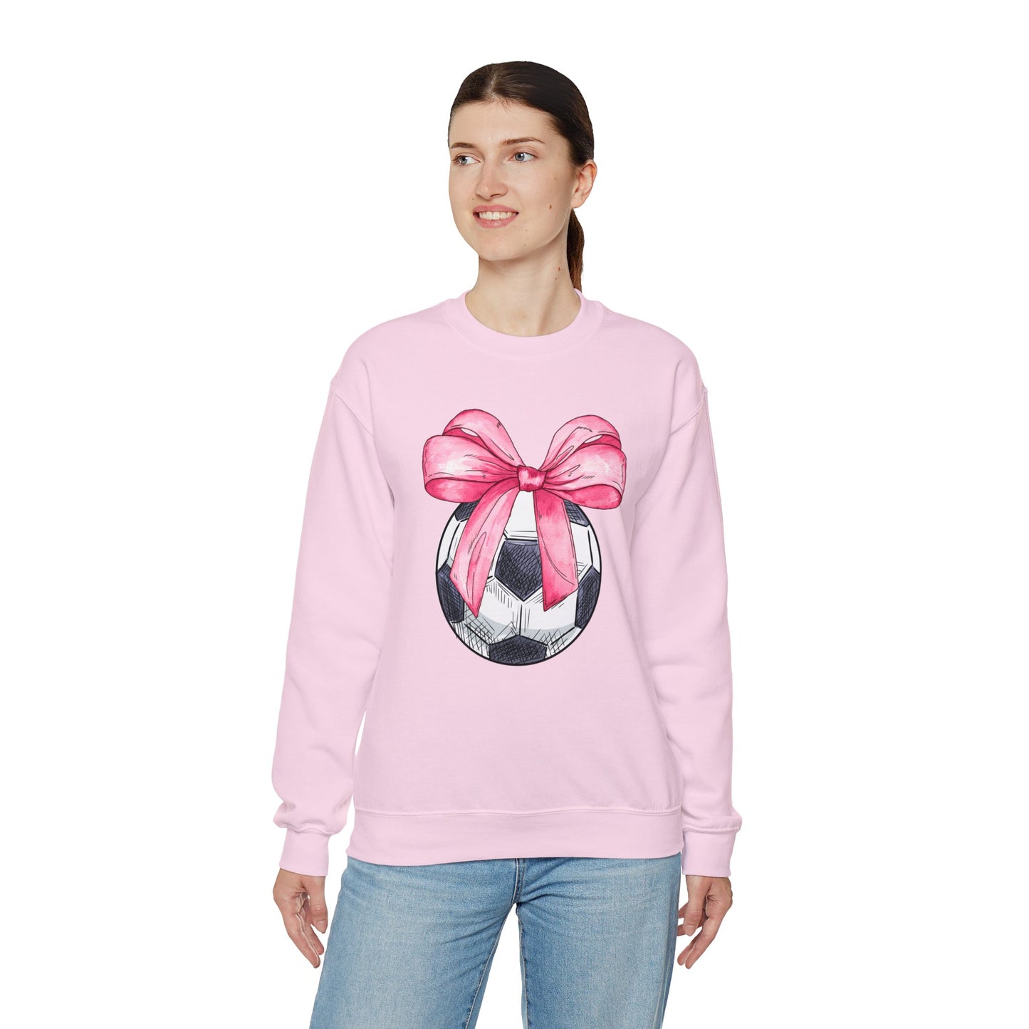 Soccer Coquette Adult Size Sweatshirt