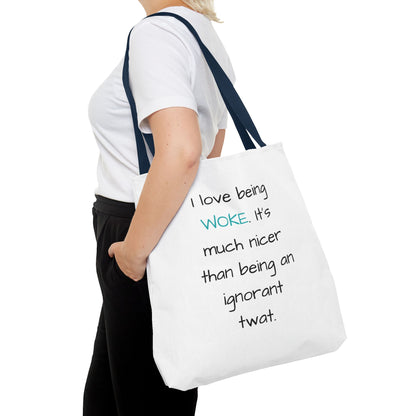 Woke Rainbow Tote Bag