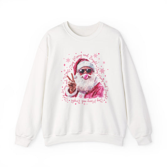 Bubble Gum Santa Crewneck Sweatshirt
