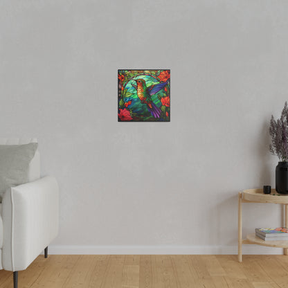 Hummingbird Wall Art Matte Canvas