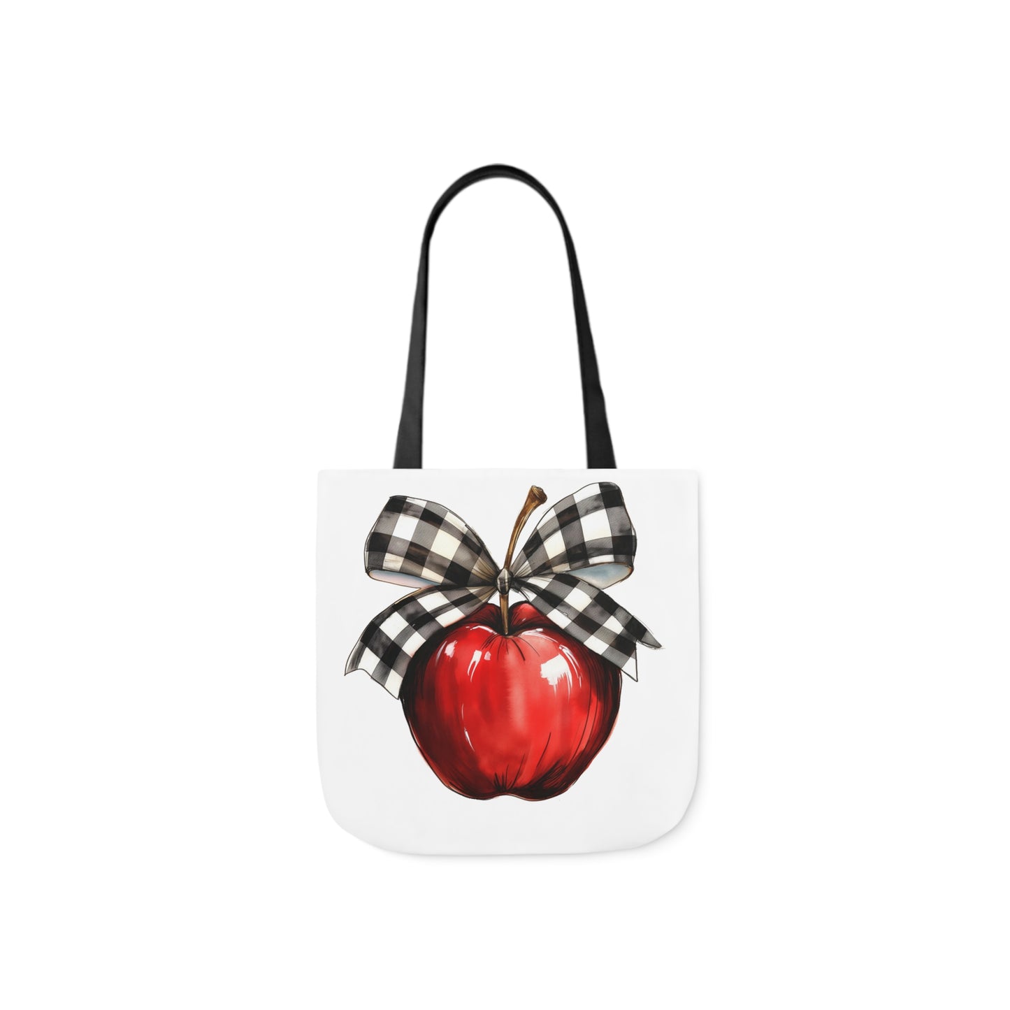 Teacher Apple Canvas Tote Bag