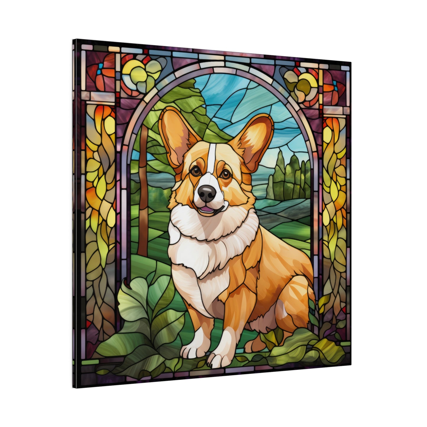 Corgi Wall Art Matte Canvas