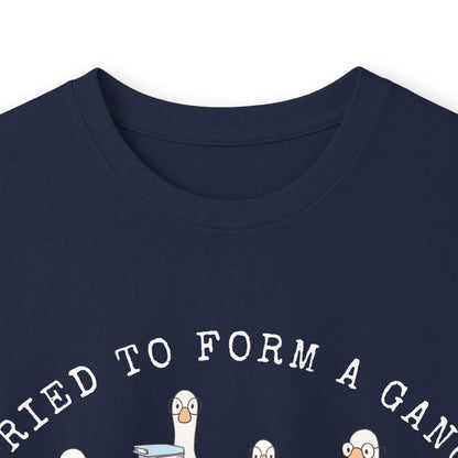 Long Sleeve Tee — "Tried to Form a Gang but It Turned Into a Book Club"