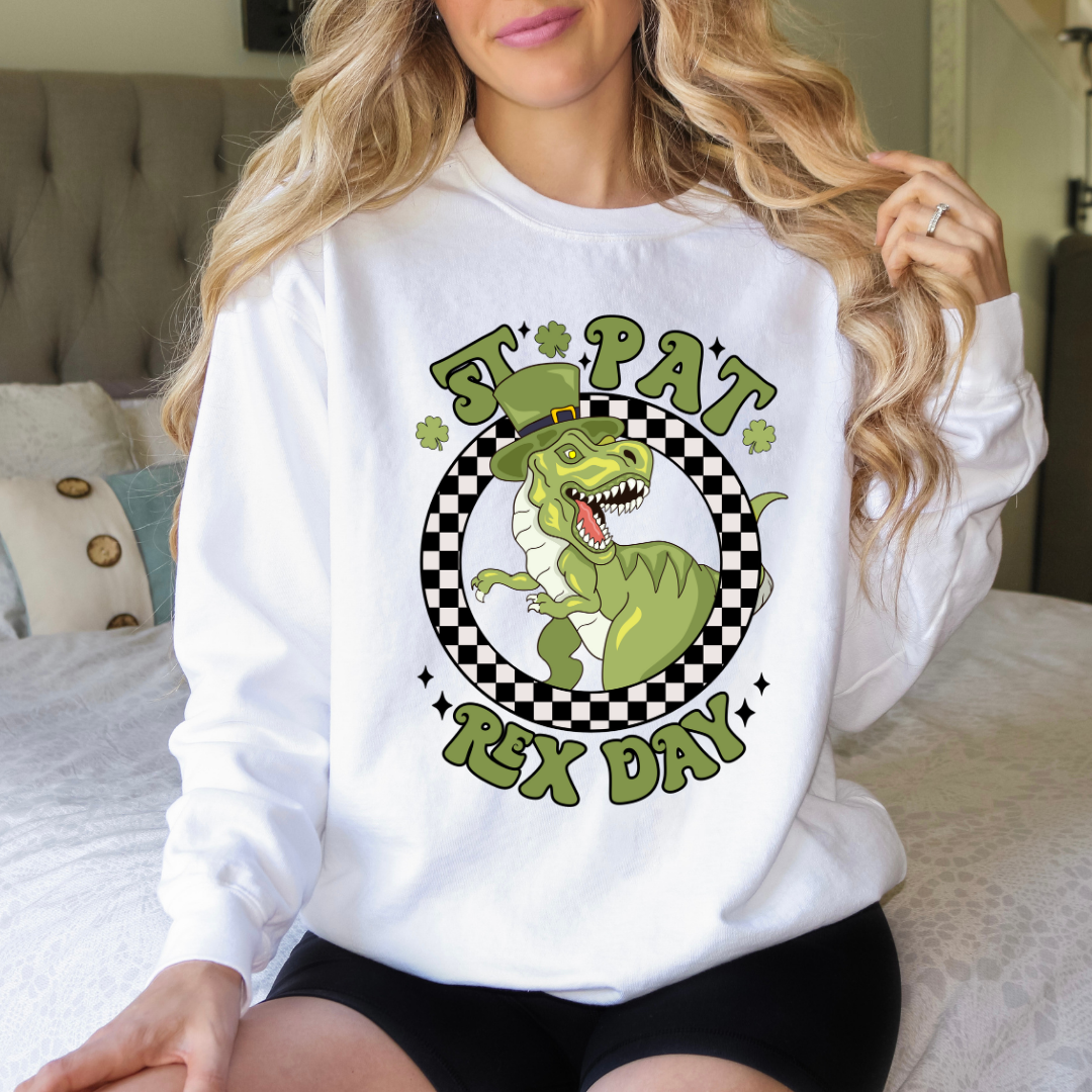 St. Pat Rex Day St. Patrick's Day Sweatshirt