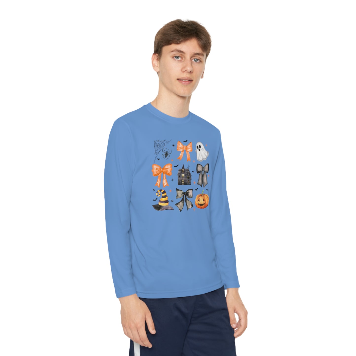 Halloween Coquette Youth Long Sleeve T-Shirt