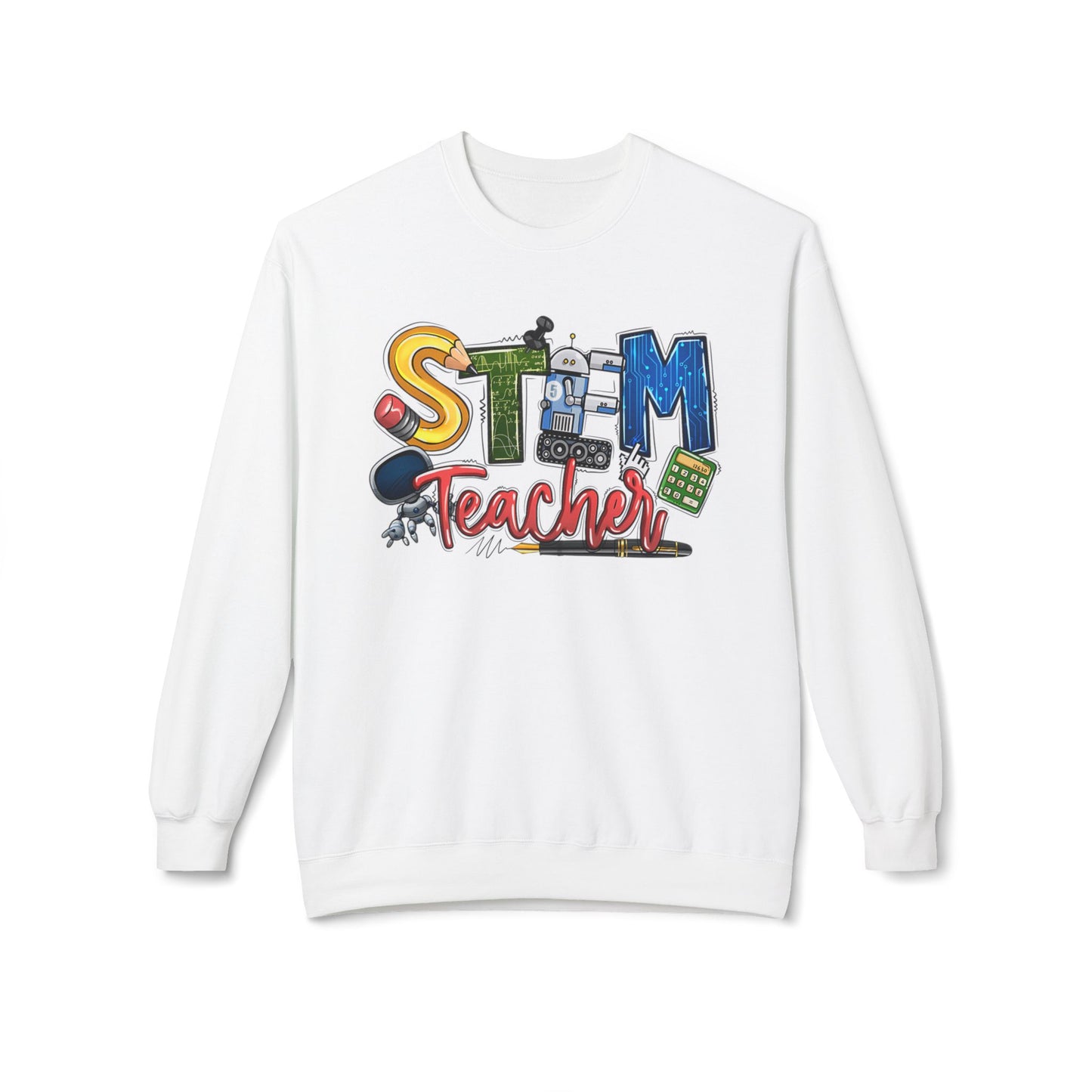 STEM Teacher Fleece Midweight Sweatshirt