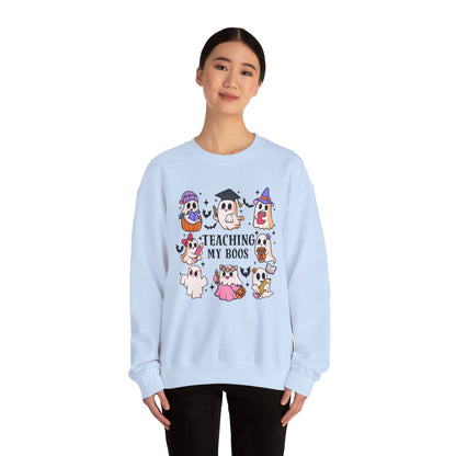 Teaching My Boos Halloween Unisex Heavy Blend™ Crewneck Sweatshirt