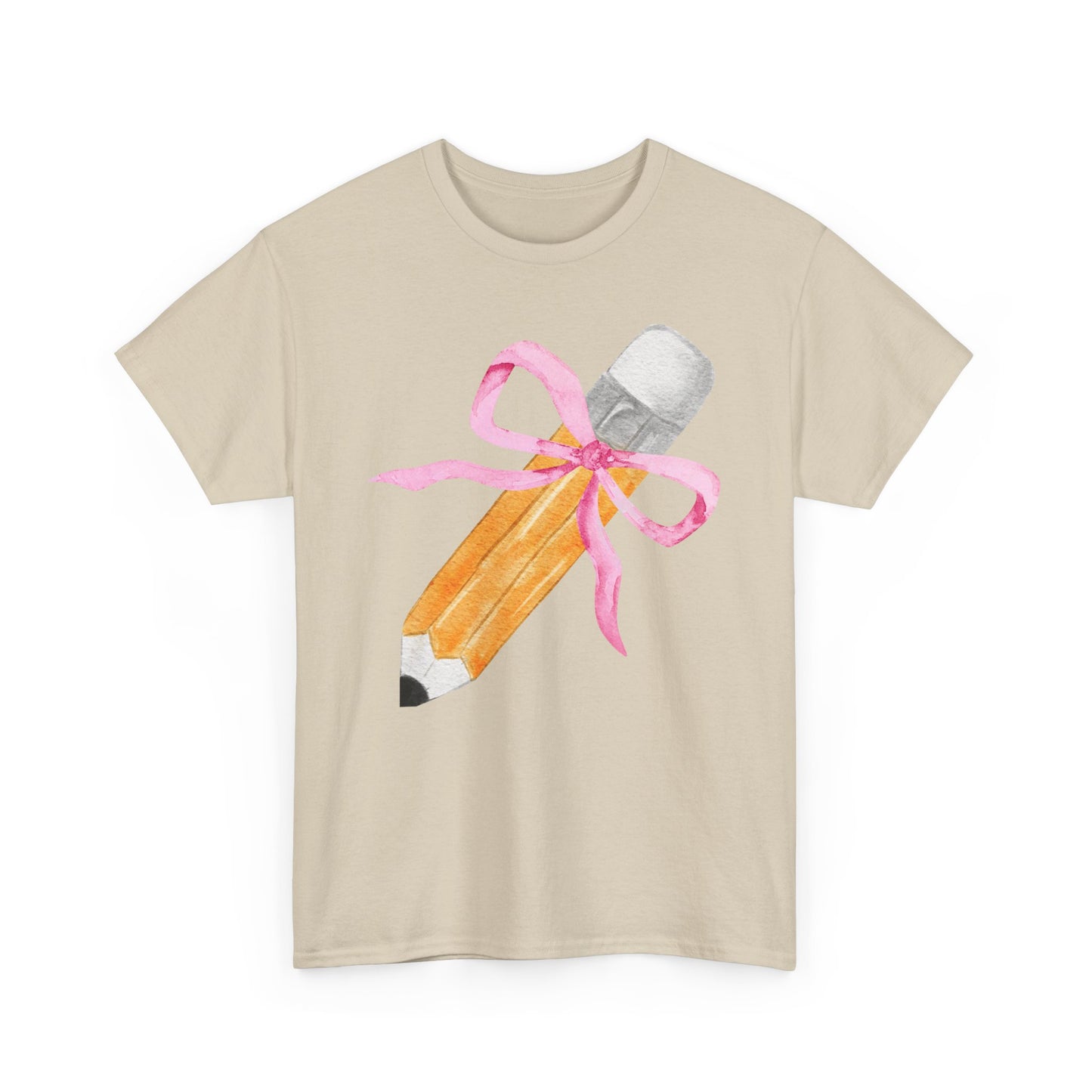 Back to School Pencil Bow Coquette T-Shirt