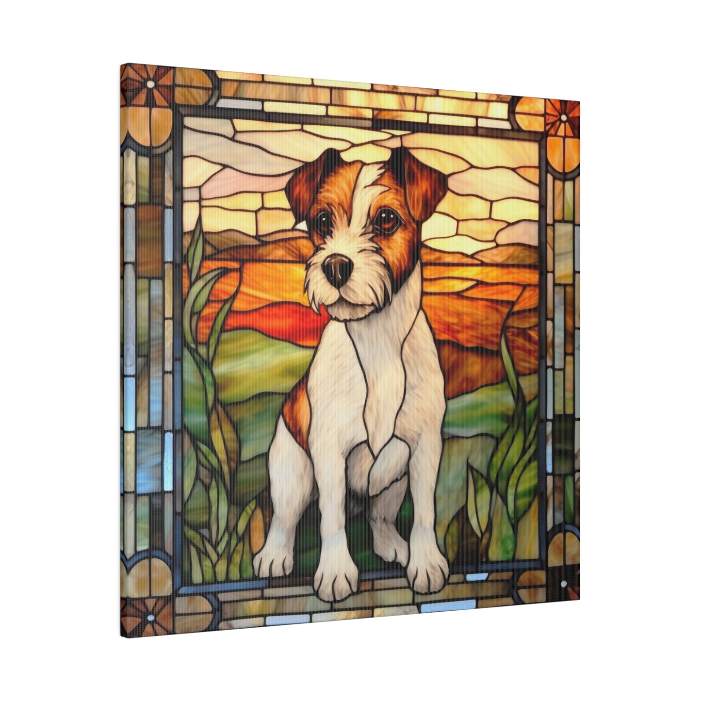 Jack Russell Wall Art Matte Canvas