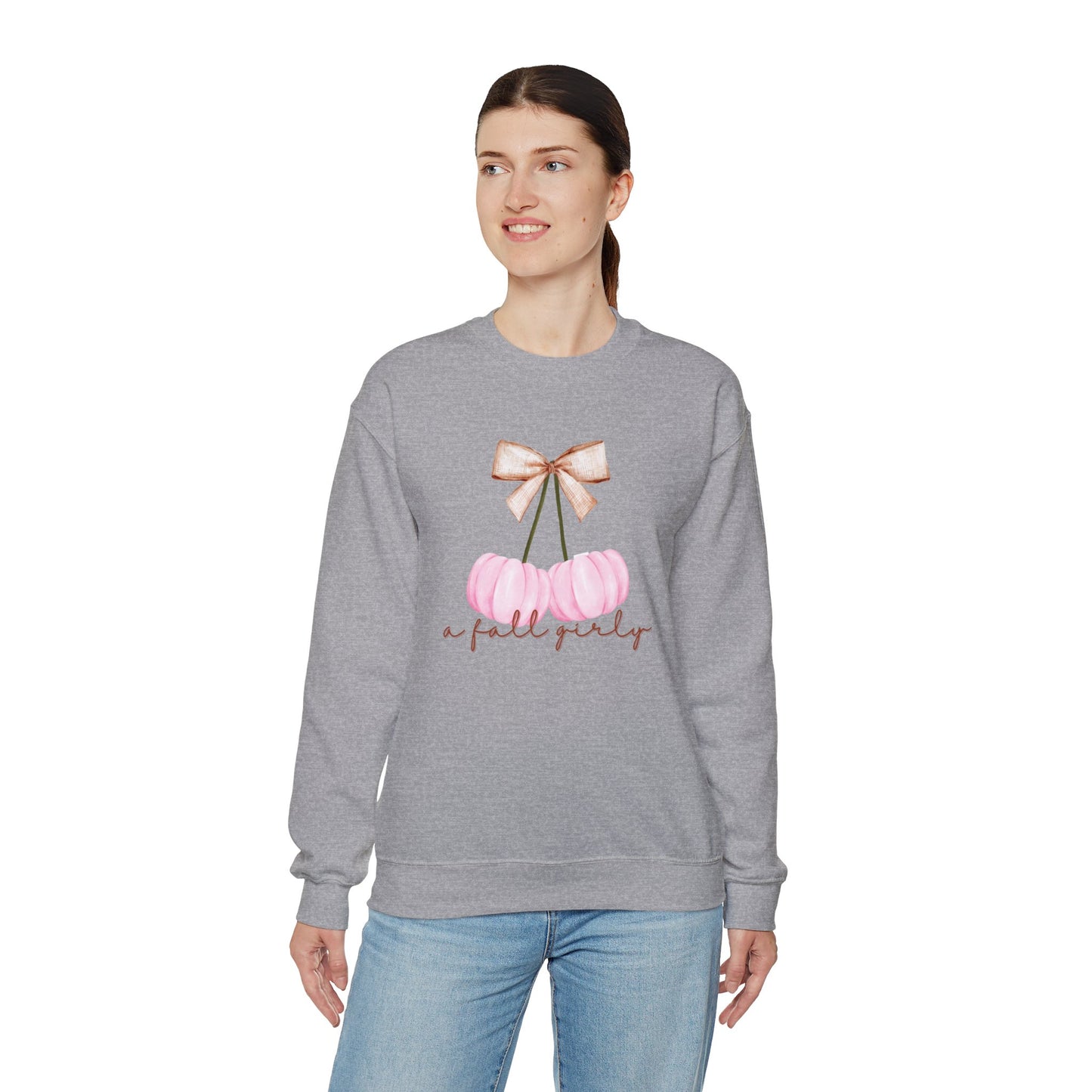 A Coquette Fall Girly Sweatshirt