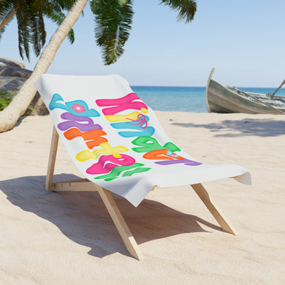 Colorful Kindergarten Beach Towel