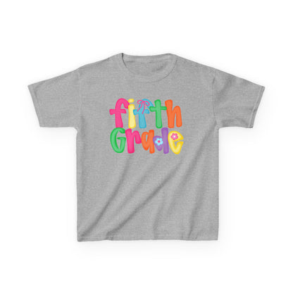 Back to School Fifth Grade Kids Tee