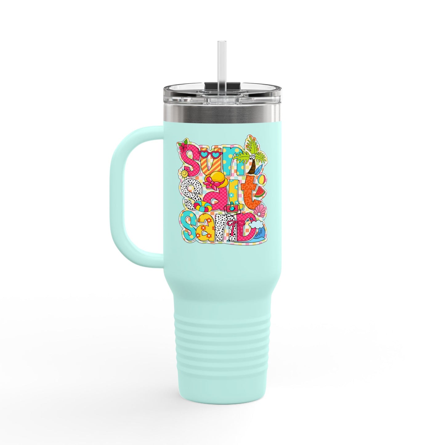 Sun Salt Sand Insulated Travel Mug, 40oz