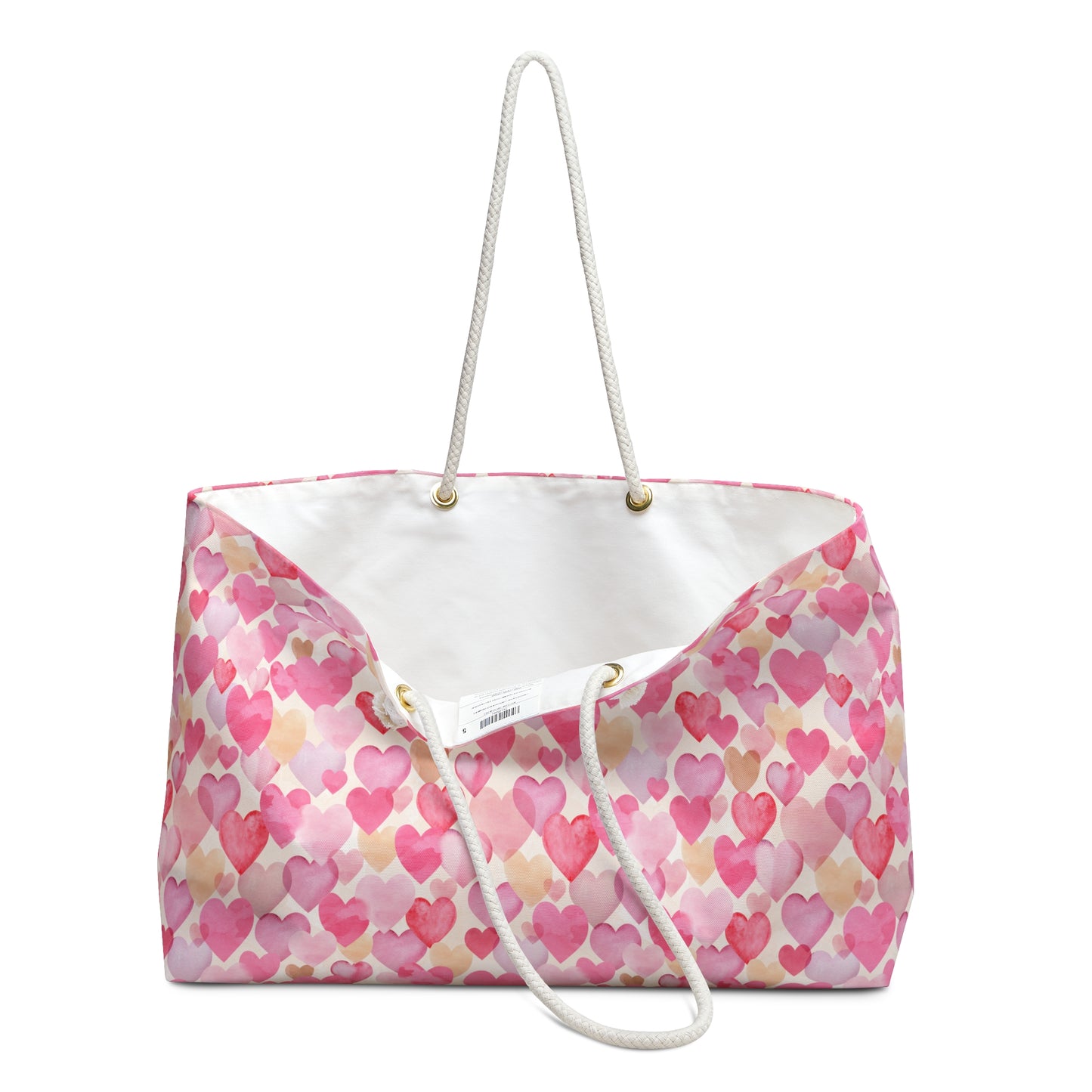 Valentine's Hearts Weekender Bag Tote