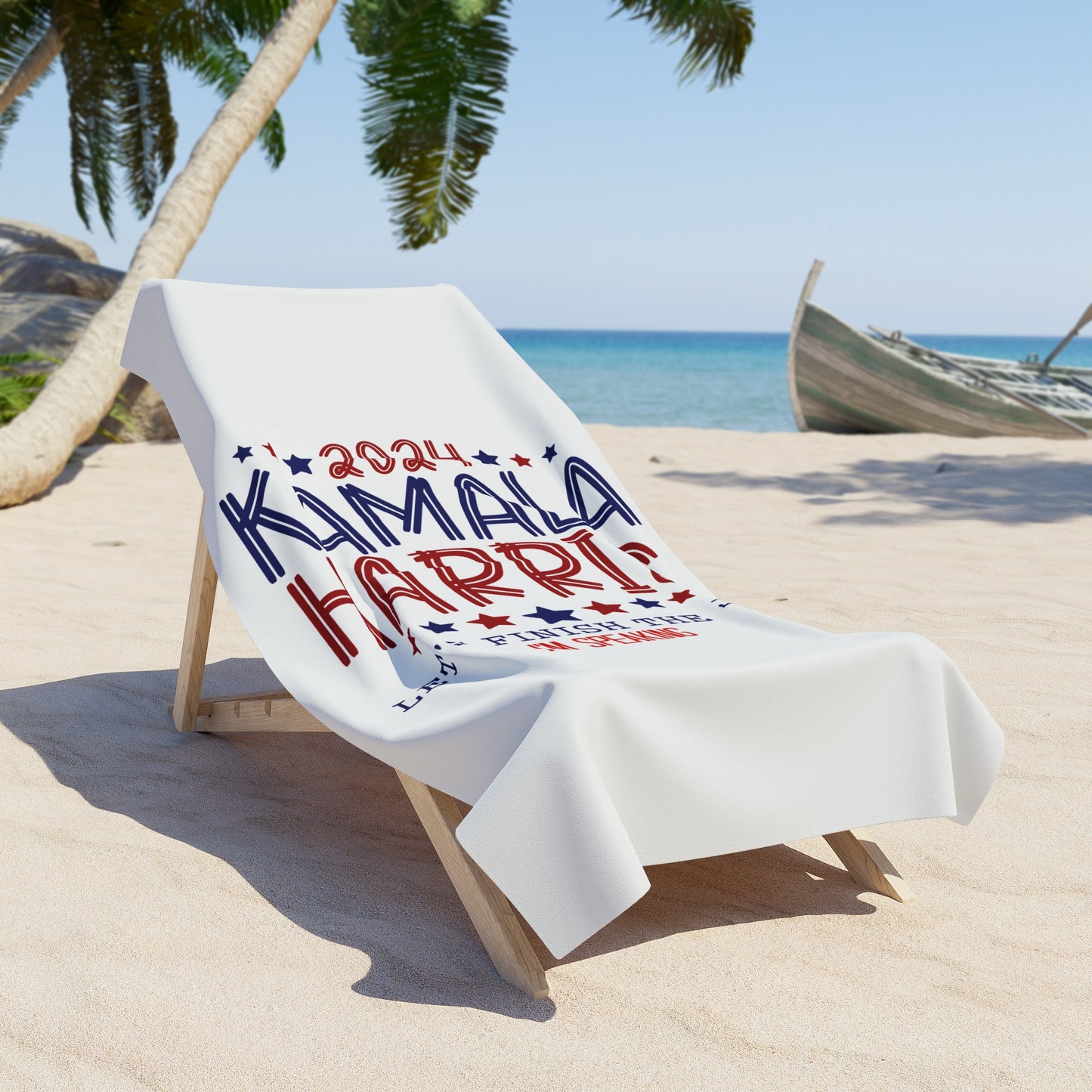 Kamala Harris Beach Towel