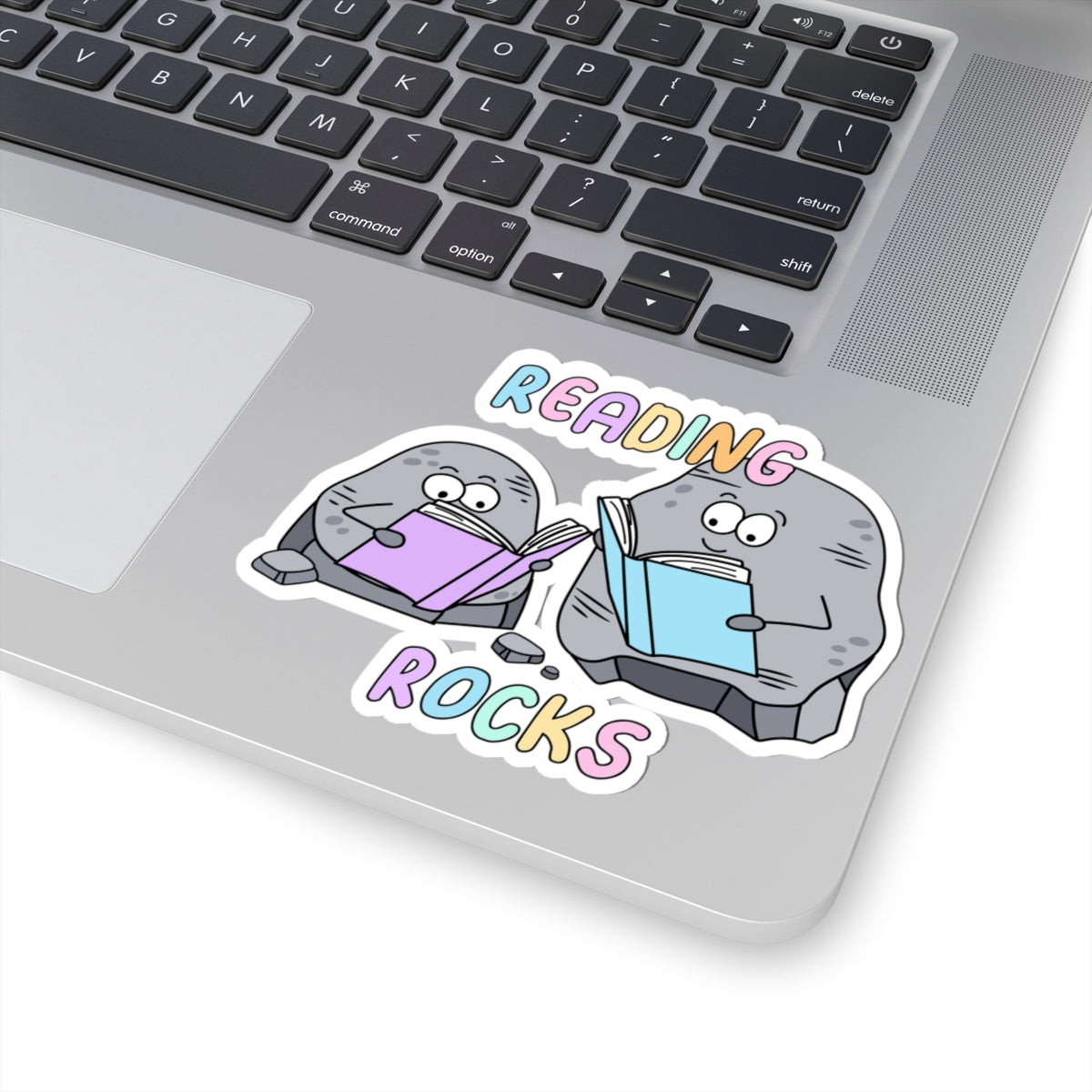 Cute Reading Rocks Kiss-Cut Stickers