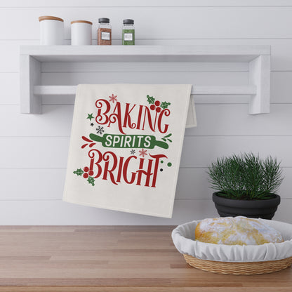 Baking Spirits Bright Christmas Kitchen Towel