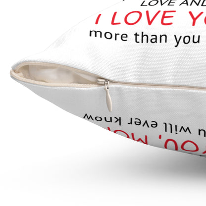 Mom Appreciation Decorative Pillow