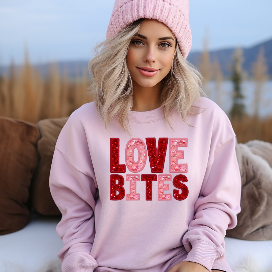 Love Bites Valentine's Day Sweatshirt