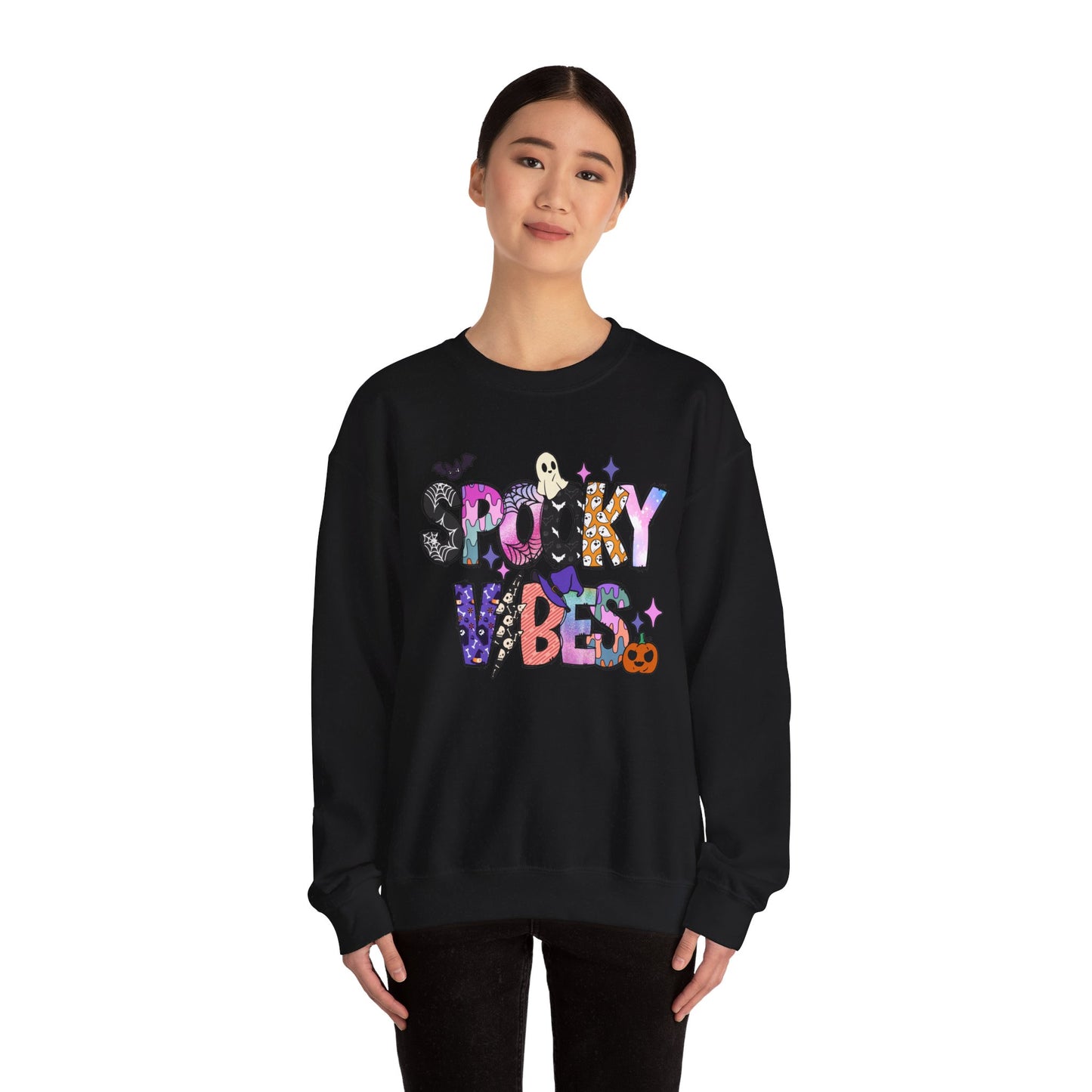 Spooky Vibes Halloween Sweatshirt