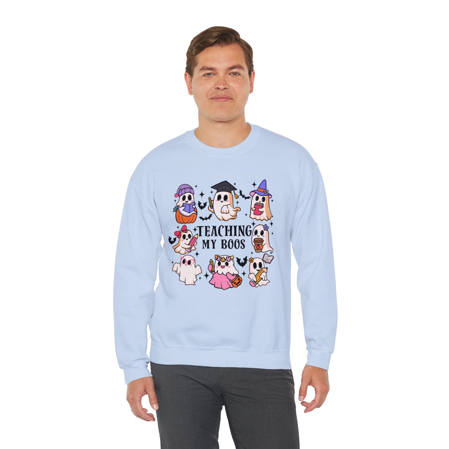 Teaching My Boos Halloween Unisex Heavy Blend™ Crewneck Sweatshirt